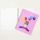 シェットランド・ シープドッグシェトランドシェプドッグハッピーバースデー抱き枕 プランナー手帳 (ディスプレー)