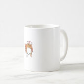 シェットランド・ シープドッグドッグインナースハット – animalsinhatsクラシックT コーヒーマグカップ (正面右)