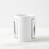 シェットランド・ シープドッグドッグスケッチバイグレンダS.ハーラン コーヒーマグカップ (中央)