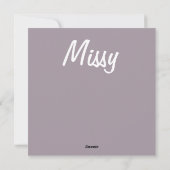 シェットランド・ シープドッグドッグメモリアルレインボーブリッジパーソナライズされた シーズンカード (裏面)