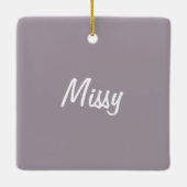 シェットランド・ シープドッグドッグメモリアルレインボーブリッジパーソナライズされた セラミックオーナメント (裏面)