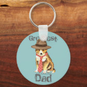 シェットランド・ シープドッグパパ キーホルダー (正面)