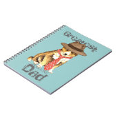 シェットランド・ シープドッグパパ ノートブック (左側)