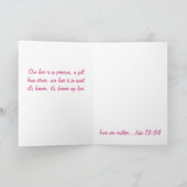 シェットランド・ シープドッグファミリーバレンタイングカード カード (内部)