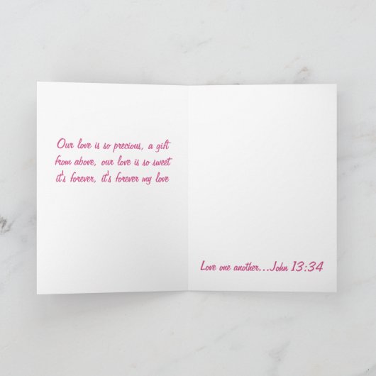 シェットランド・ シープドッグファミリーバレンタイングカード カード (内部)