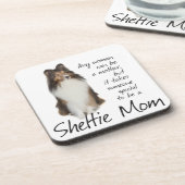 シェットランド・ シープドッグママコースター コースター (左側)