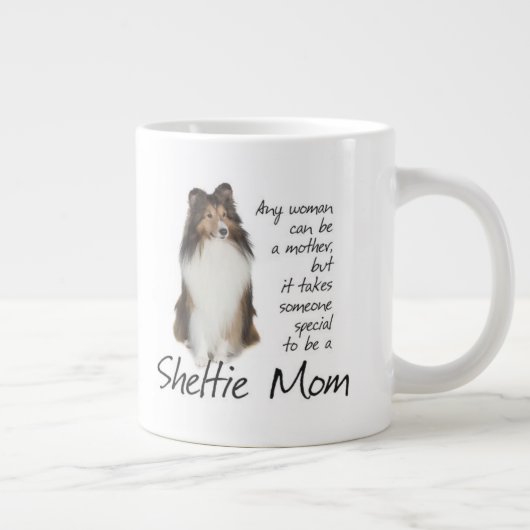 シェットランド・ シープドッグマムジャンボマグ ジャンボコーヒーマグカップ (右)