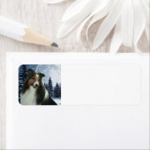 シェットランド・ シープドッグ差出人住所ラベル ラベル (インサイチュ)