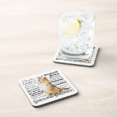 シェットランド・ シープドッグ特性コースターセット コースター (右側)