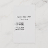 シェットランド・ シープドッグ犬気に動物 名刺 (裏面)