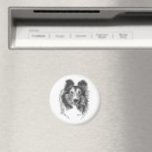 シェットランド・ シープドッグ磁石 マグネット (インサイチュ (食洗機))