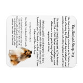 シェットランド・ シープドッグ磁石 マグネット (横)