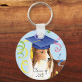 シェットランド・ シープドッグ科 キーホルダー (正面)