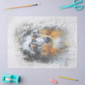 シェットランド・ シープドッグ – シェトランドシープドッグデコパージュ 薄葉紙 (クラフト)