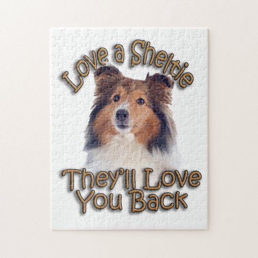 シェットランド・ シープドッグ ジグソーパズル (縦)