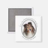 シェットランド・ シープドッグ マグネット (正面/裏面)