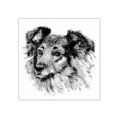 シェットランド・ シープドッグ ラバースタンプ (インプリント)