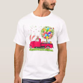 シェットランド・シープドッグ 復活祭 Tシャツ (正面)
