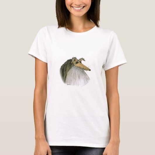 シェットランド・シープドッグ、贅沢なfernandes tシャツ (正面)