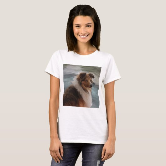 シェットランド・シープドッグ Tシャツ (正面フル)