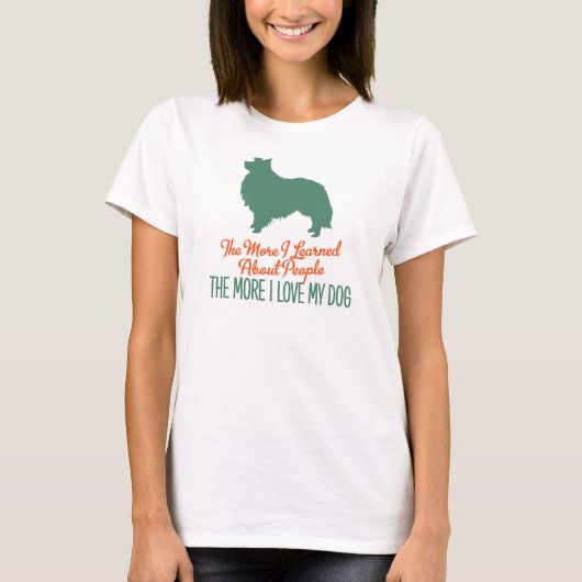 シェットランド・シープドッグ Tシャツ (正面)