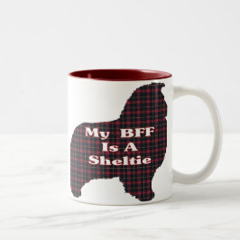 シェットランド・ シープドッグBFFギフト ツートーンマグカップ