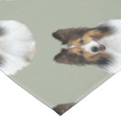 シェットランド・シープドッグPortait テーブルクロス (アングル)