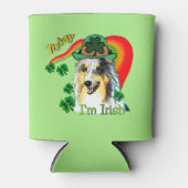 シェットランド・ シープドッグSt patricks day 缶クーラー (正面)