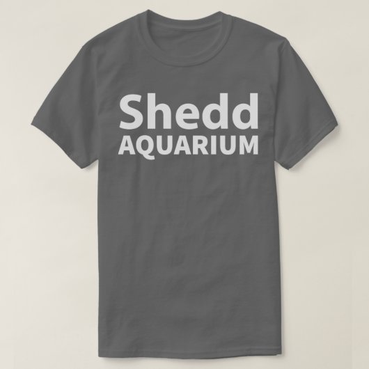 シェッド水族館 Tシャツ (デザイン正面)