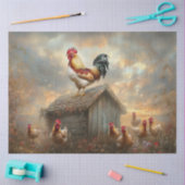 シェッド・プラメージのデカップファーム鮮やかロスター 薄葉紙 (クラフト)