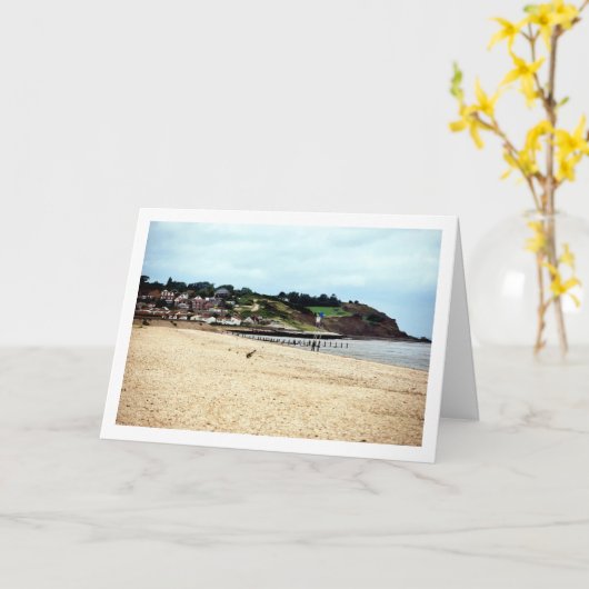 シェッピー島 レイズダウン・オン・シー海辺の村 カード (黄色い花)