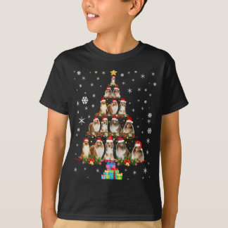 シェトランドシェプドッグクリスマスツリーおもしろいシェットランド・ シープドッグXma Tシャツ