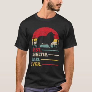 シェトランドシェプドッグ最高のシェットランド・ シープドッグパパエバーギフトドッグV Tシャツ