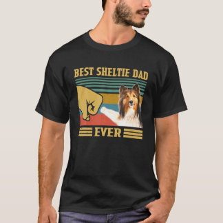 シェトランドシェプドッグ最高のシェットランド・ シープドッグパパエバーヴィンテージファ Tシャツ