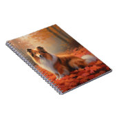 シェトランドシェプドッグ紅葉秋インスパイア ノートブック (右側)