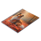 シェトランドシェプドッグ紅葉秋インスパイア ノートブック (左側)