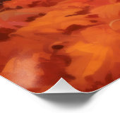 シェトランドシェプドッグ紅葉秋インスパイア ポスター (コーナー)