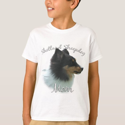 シェトランドシェプドッグ（3枚）母2 Tシャツ (正面)