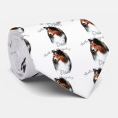 シェトランドシェプドッグ(sable)パパ2 ネクタイ (ロール)