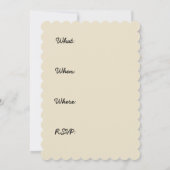 シェトランドシープドッグの絵 - かわいいオリジナルドッグアート 招待状 (裏面)