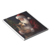 シェトランドシープドッグサンタクロースフェスティバルクリスマス ノートパッド (アングル)