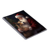 シェトランドシープドッグサンタクロースフェスティバルクリスマス ノートブック (右側)