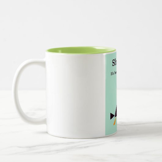 シェトランドプフィンヴィンテージ旅行ポスター ツートーンマグカップ