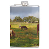 シェトランドポニーとクリスキットル フラスク (正面)