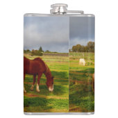 シェトランドポニーとクリスキットル フラスク (裏面)