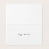 シェトランドポニークリスマスカード (内部フラット)