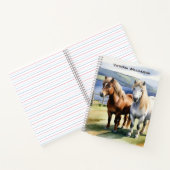 シェトランドポニーズカントリーサイドウマ科の名前をカスタムする ノートブック (内部)