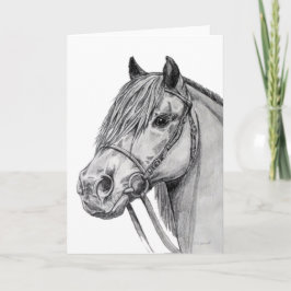 シェトランドポニーポートレート カード