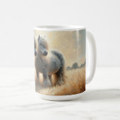 シェトランドポニー（コーヒーマグNo5）シェトランド6セット コーヒーマグカップ (正面右)