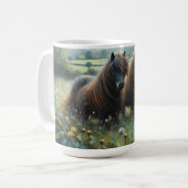 シェトランドポニー（コーヒーマグNo6）シェトランド6セット コーヒーマグカップ (正面左)